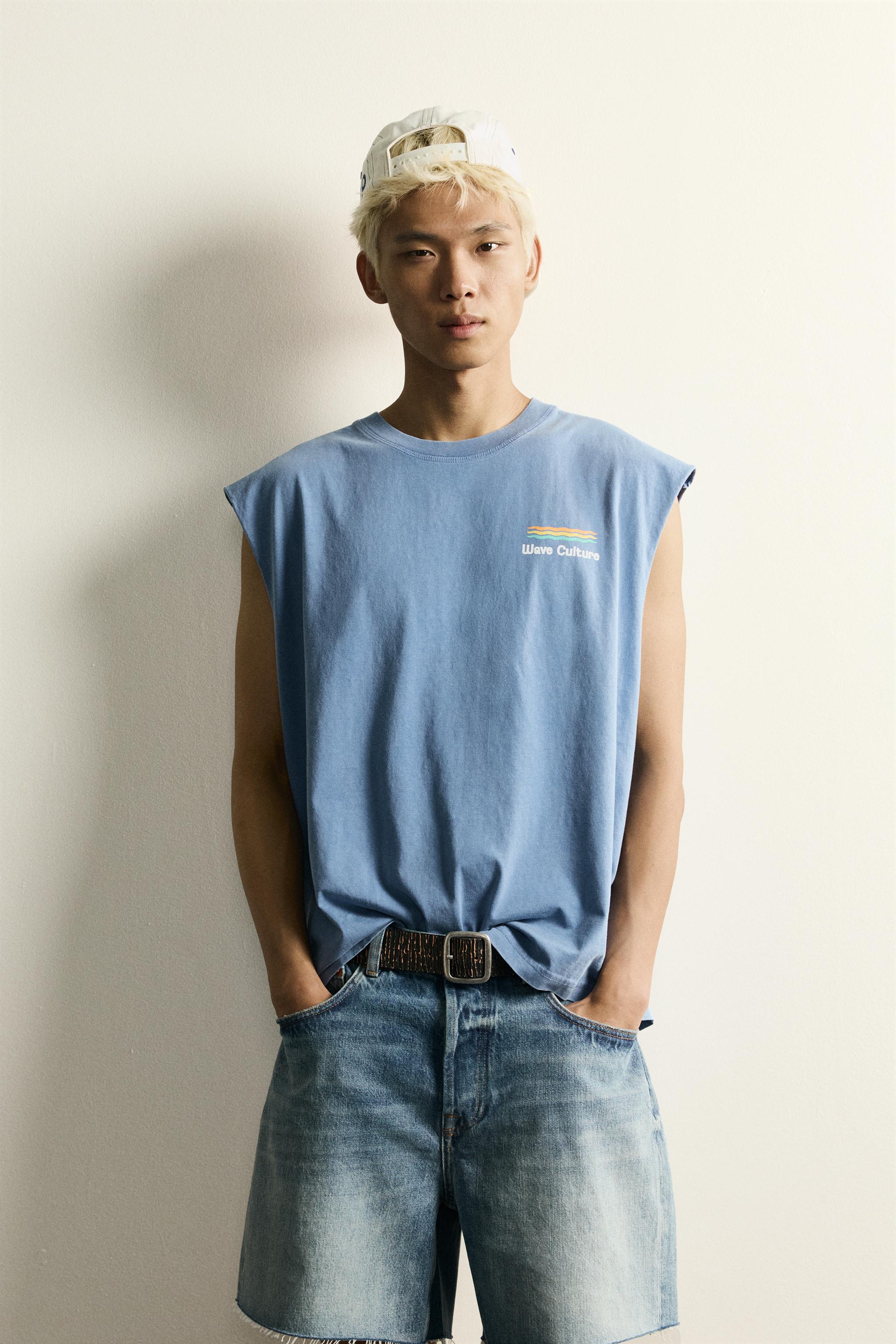 RELAXED FIT CALIFORNIA PRINT TANK TOP