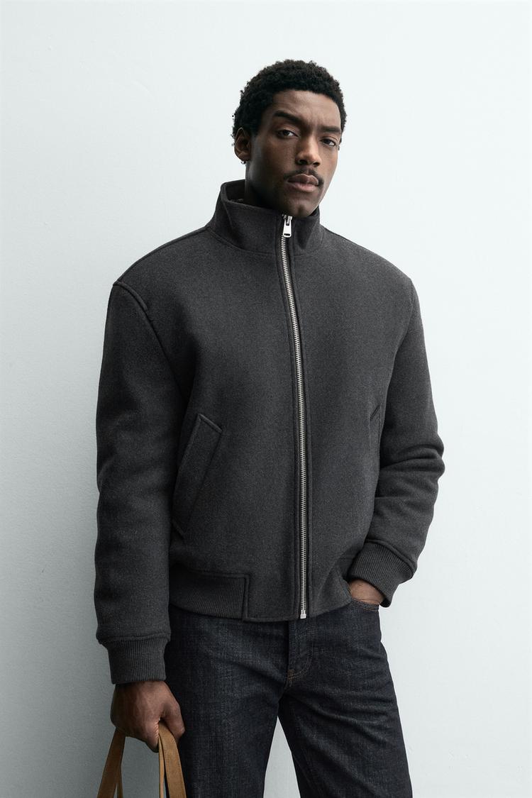 ZARA COMBINED BOMBER JACKET