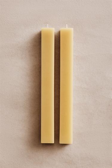 PACK OF SQUARE CANDLES (PACK OF 2) - Vanilla by Zara - Image 5