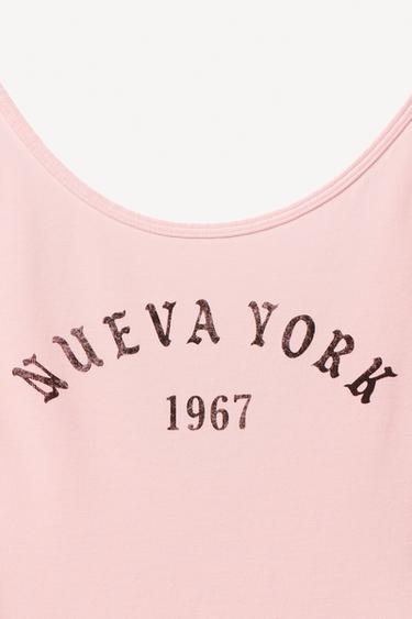 BODY INSCRIPTION AVANT WILLY CHAVARRIA X ZARA - Rose pastel de Zara - Image 2