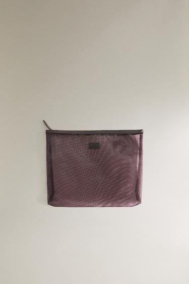 TROUSSE DE TOILETTE MOYENNE MESH - Marron de Zara - Image 2