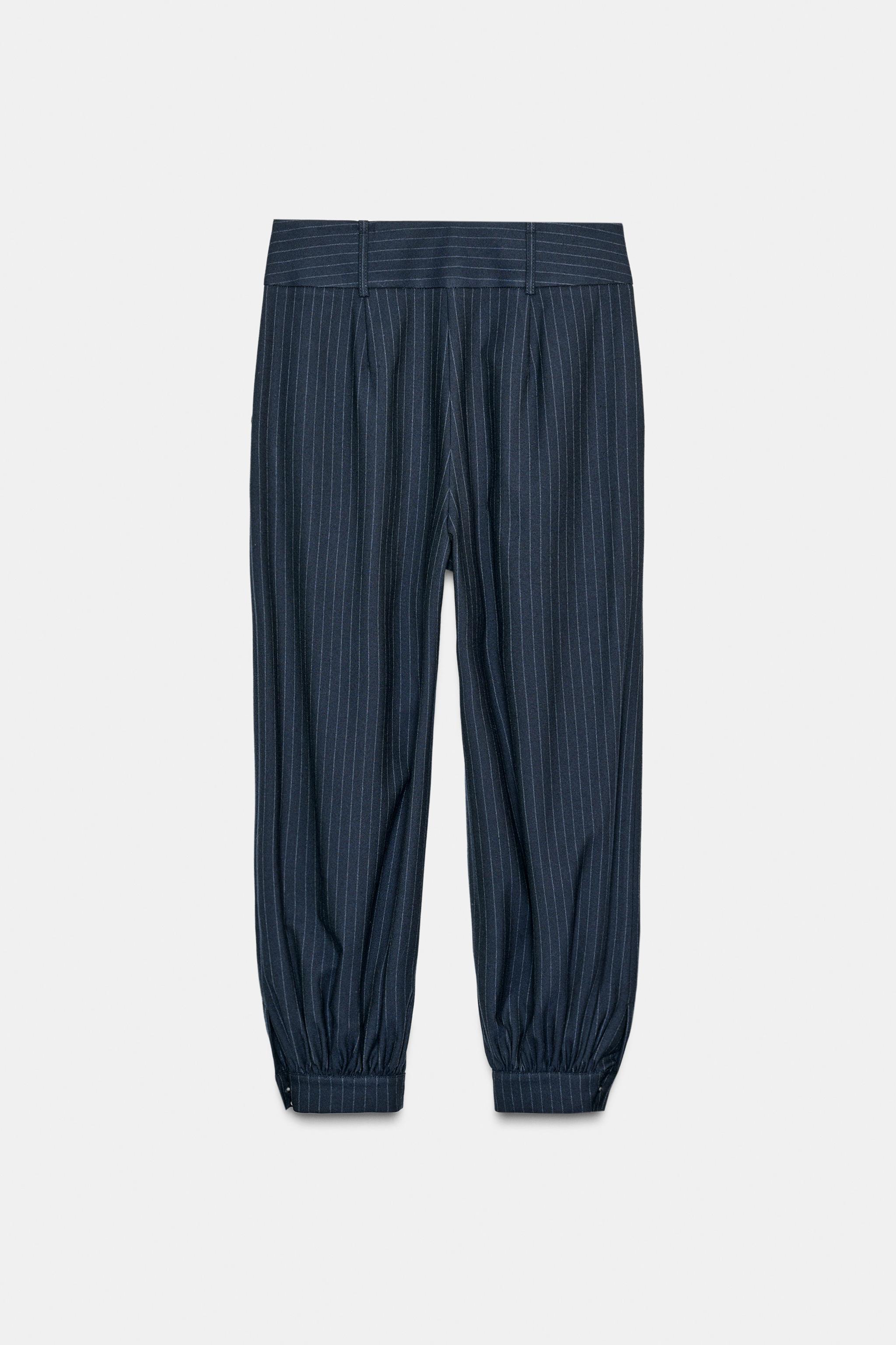 PINSTRIPE BALLOON PANTS