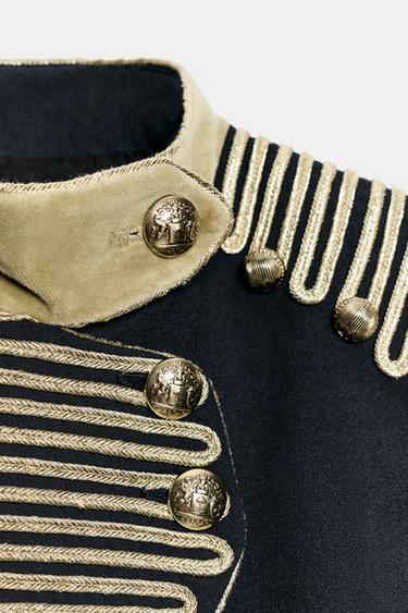 ZW COLLECTION LIMITED EDITION FIREMAN CLASP JACKET - Dark navy by Zara - Image 9