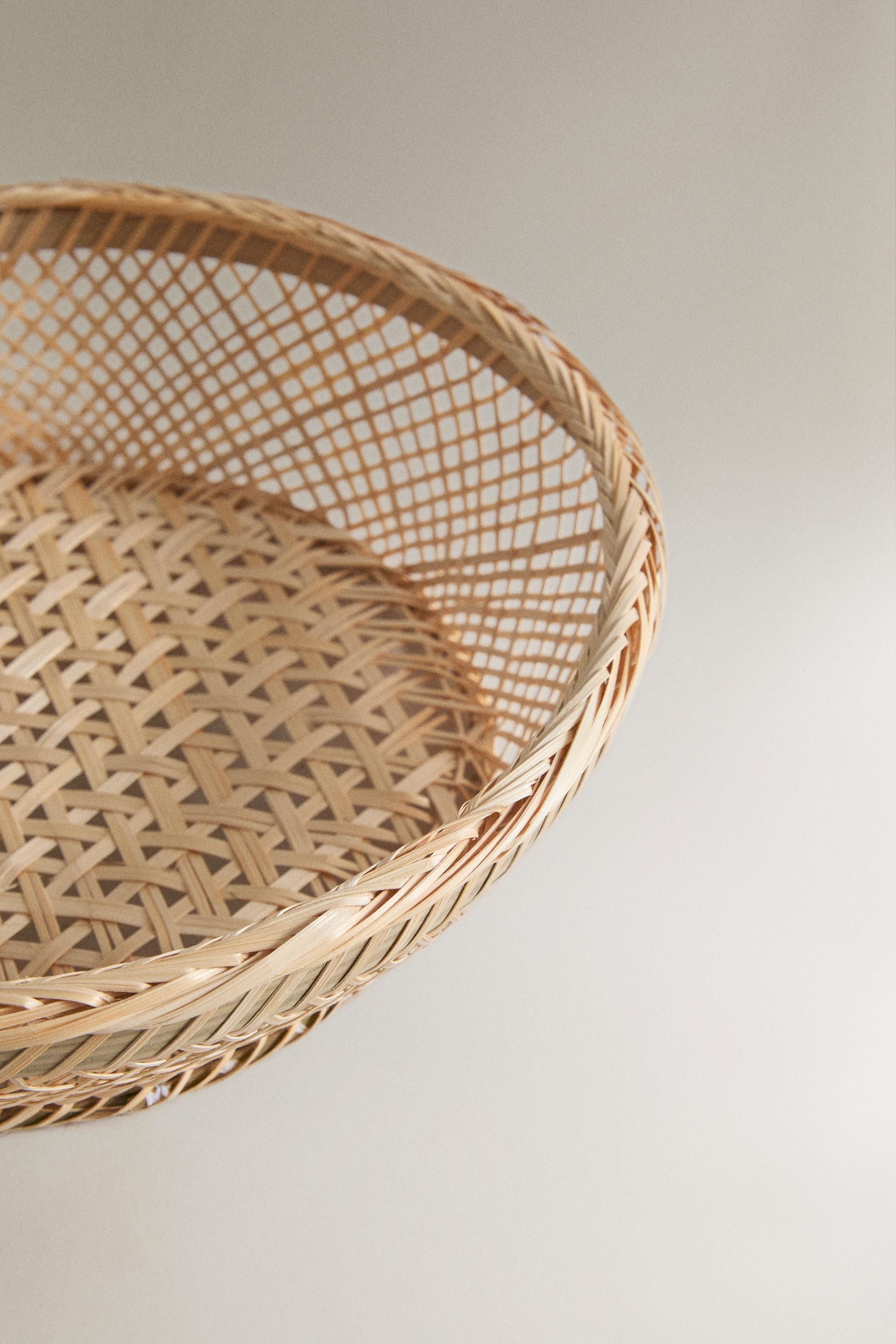 Zara WOVEN BAMBOO FRUIT BOWL — фото 3