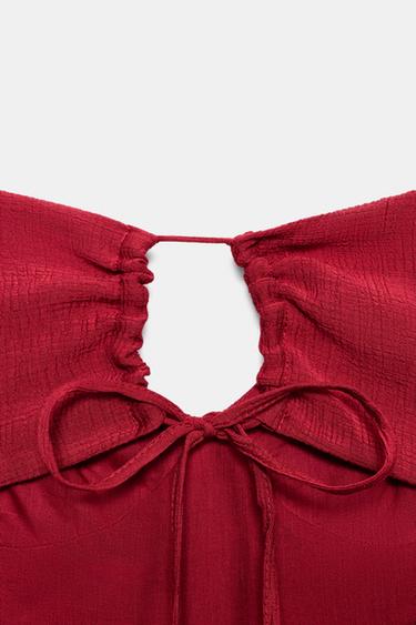 LONG STRAPPY DRESS - Raspberry by Zara - Image 9