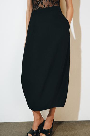 ZW COLLECTION BARREL SKIRT — Black 2