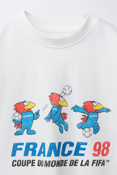 FIFA WORLD CUP™ 1998 PRINTED T-SHIRT - White by Zara - Image 2