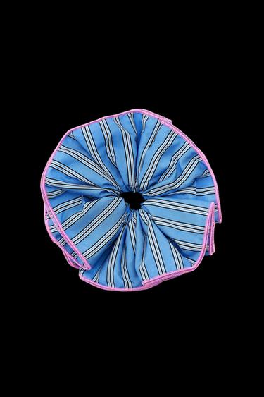 MAXI-HAARGUMMI MIT KONTRASTSTREIFEN - Blau von Zara - Bild 0
