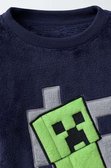 AGES 6-14 / MINECRAFT © MOJANG AB. ™ FLEECE PYJAMAS - Blue by Zara - Image 5