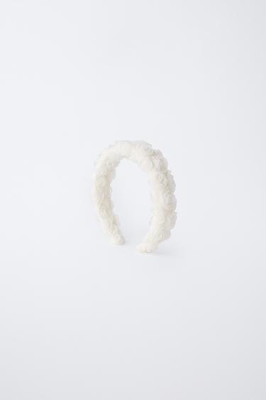 FLOWER HEADBAND - Ecru by Zara