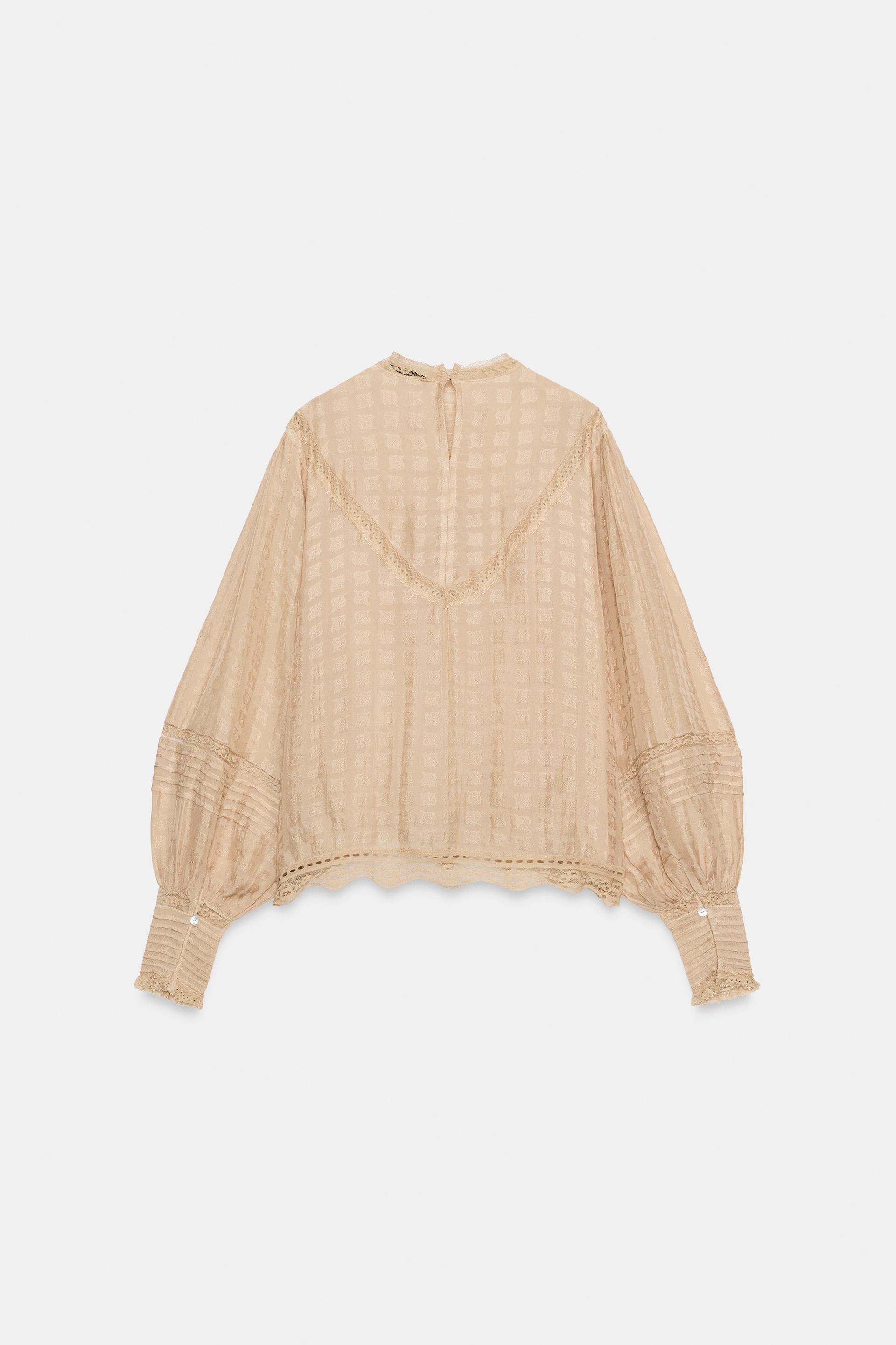 ZW COLLECTION EMBROIDERED ROMANTIC SHIRT thumbnail 7