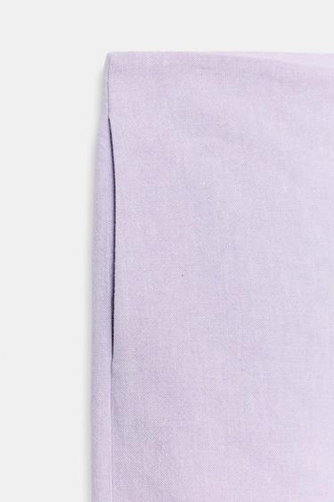 PANTALON BALLOON ZW COLLECTION - Mauve de Zara - Image 7