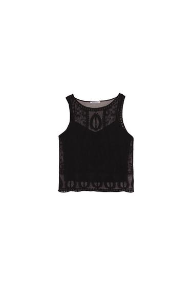 CAMISETA TUL BORDADO