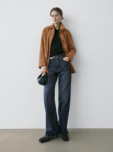 Zara High-waist wide-leg jeans - Blue - Image 0
