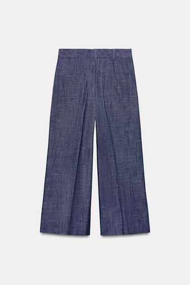 HIGH-WAIST CULOTTES SET - Indigo by Zara - Image 6