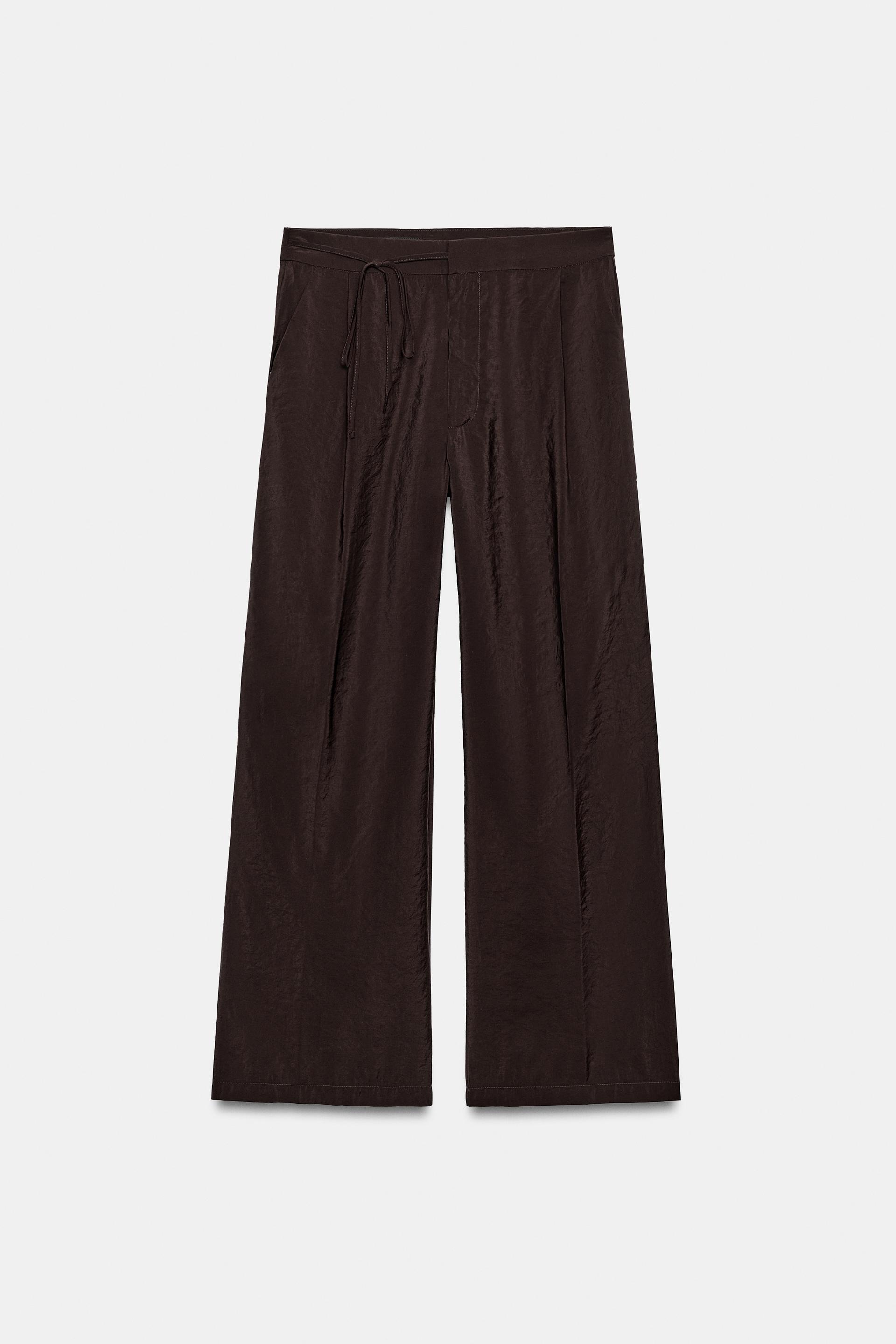 Tie-Detail Trousers