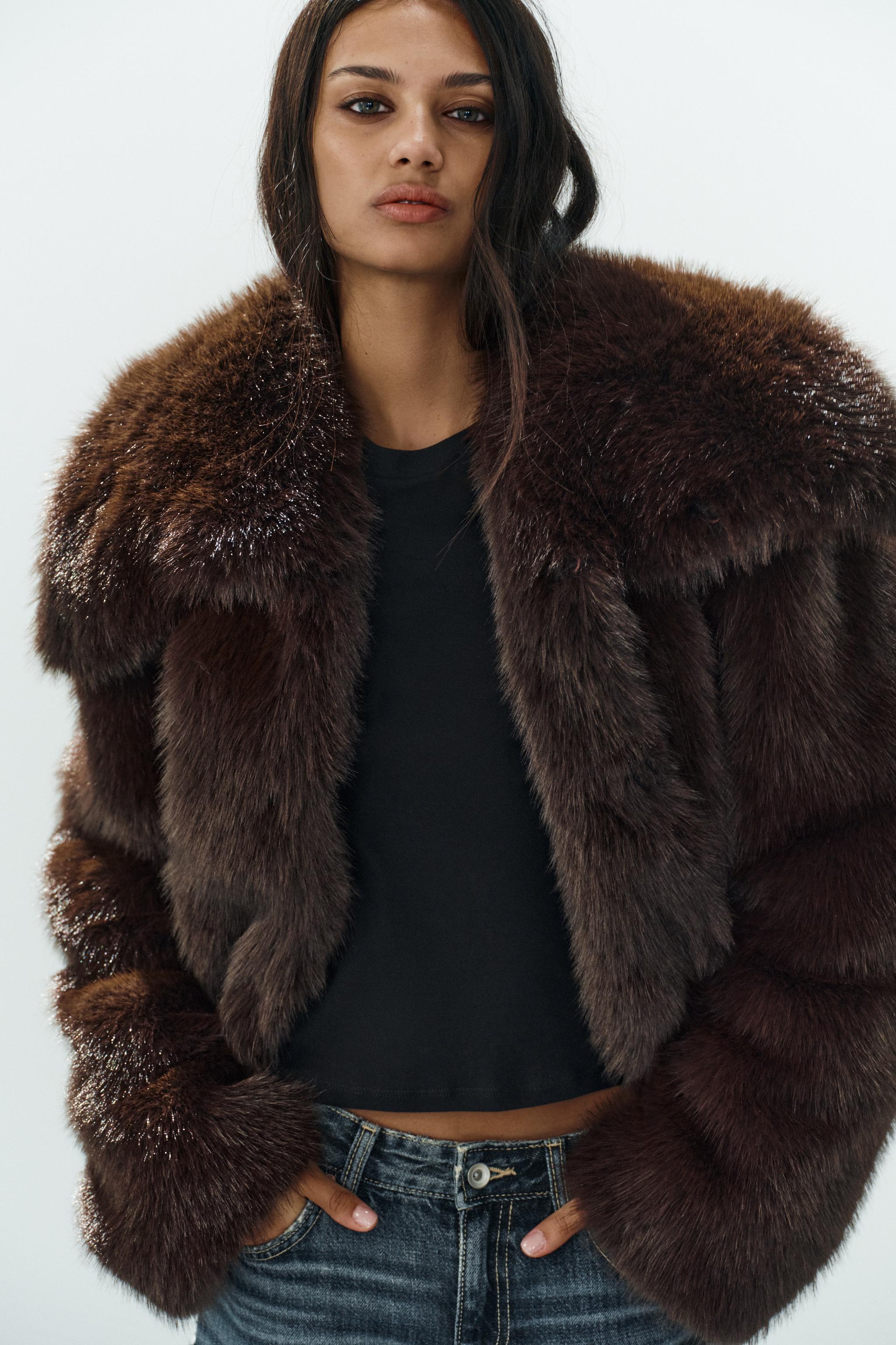 Faux Fur Jacket by Zara