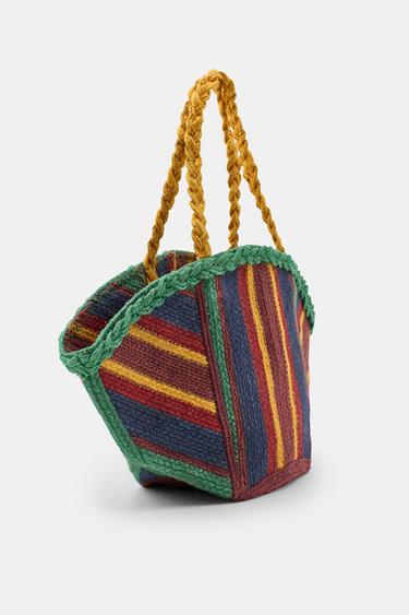 SAC EN JUPE 100% RAYURES - Multicolore de Zara - Image 5
