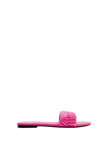 FLAT PADDED SLIDER SANDALS