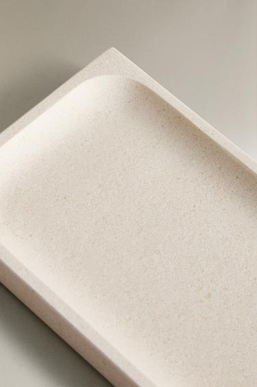 WHITE MARBLE SOAP DISH - white by Zara - Image 4