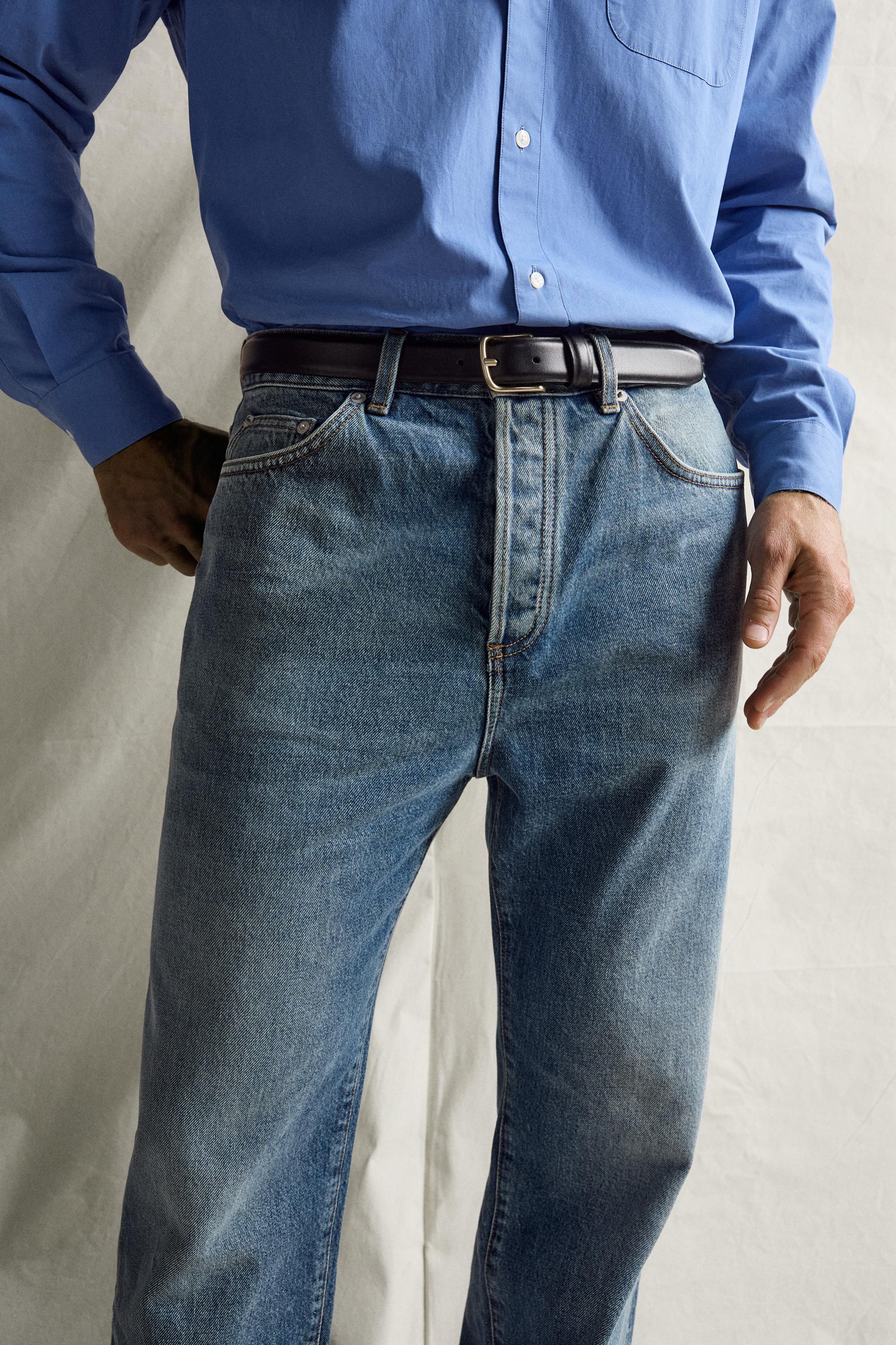 STRAIGHT ANKLE JEANS