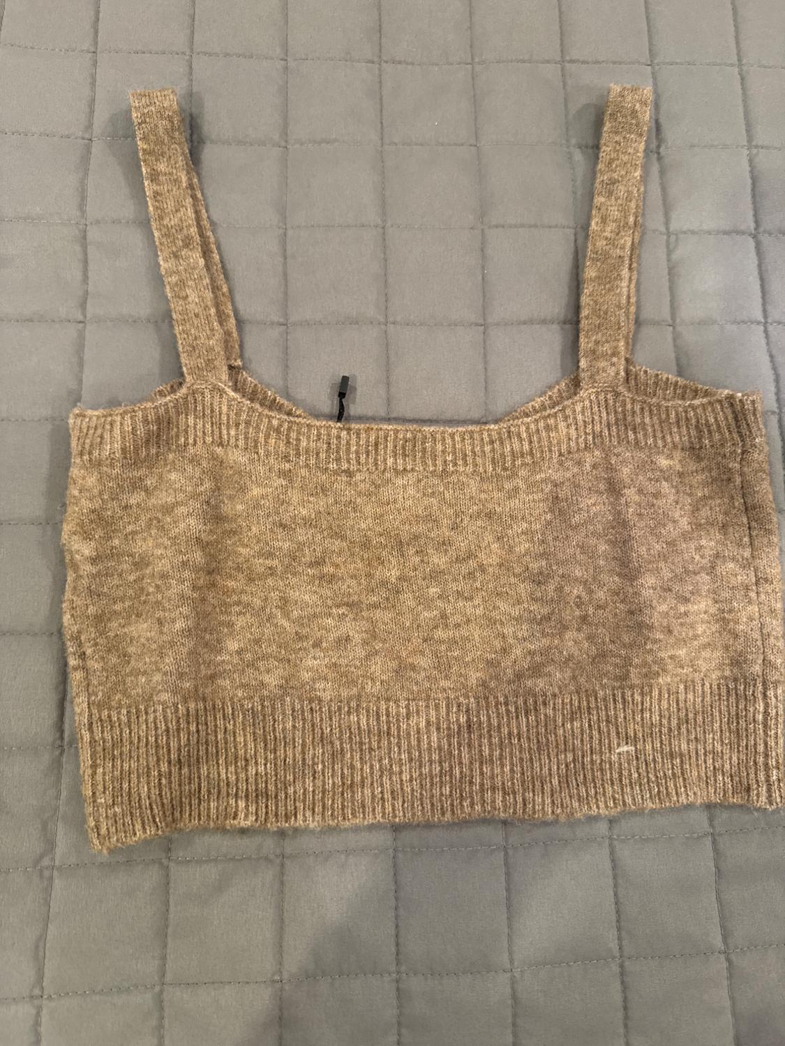CROPPED KNIT TOP - Image 2