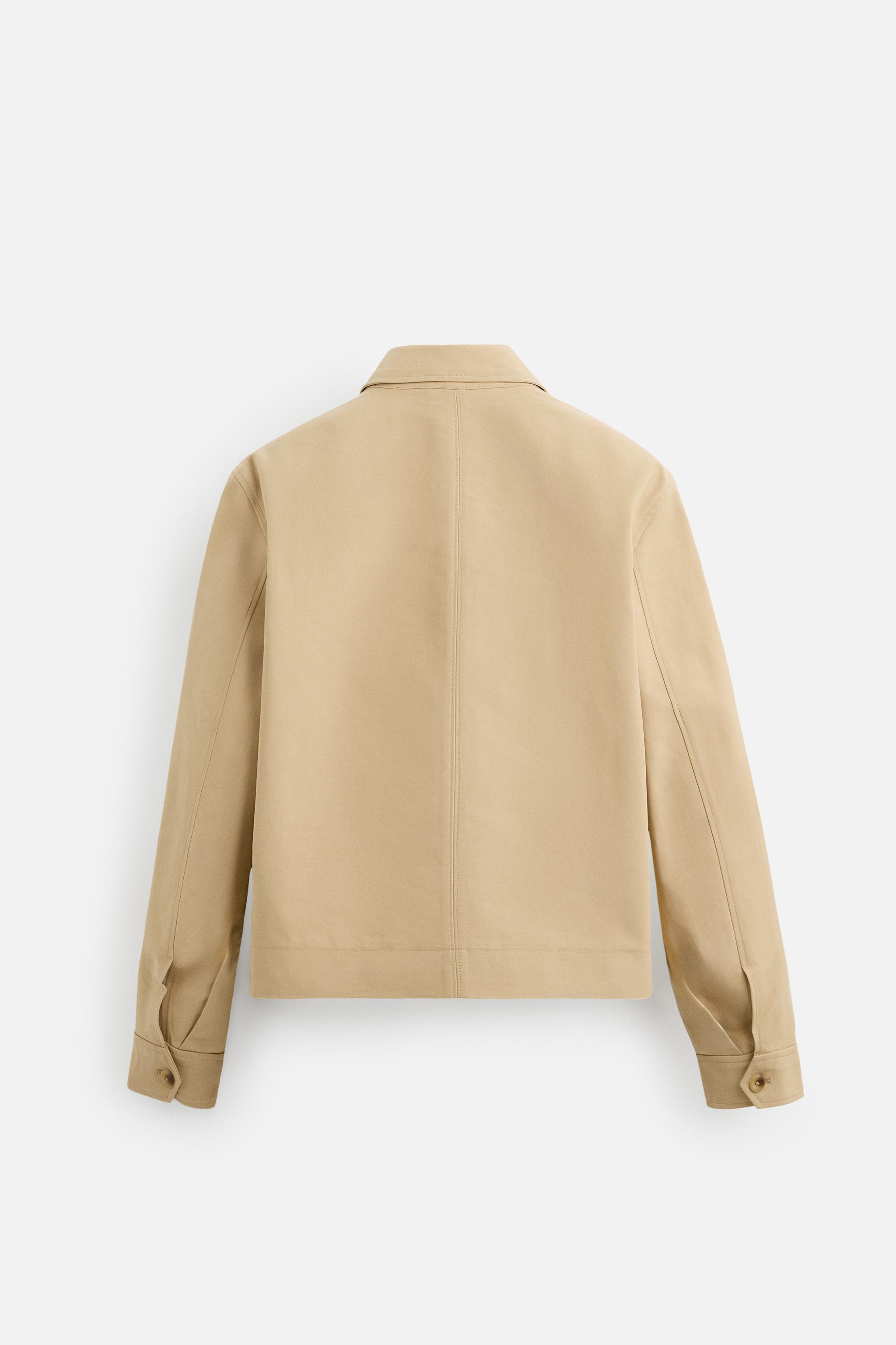 パイピングシームジャケット - ミディアムキャメル | ZARA Japan