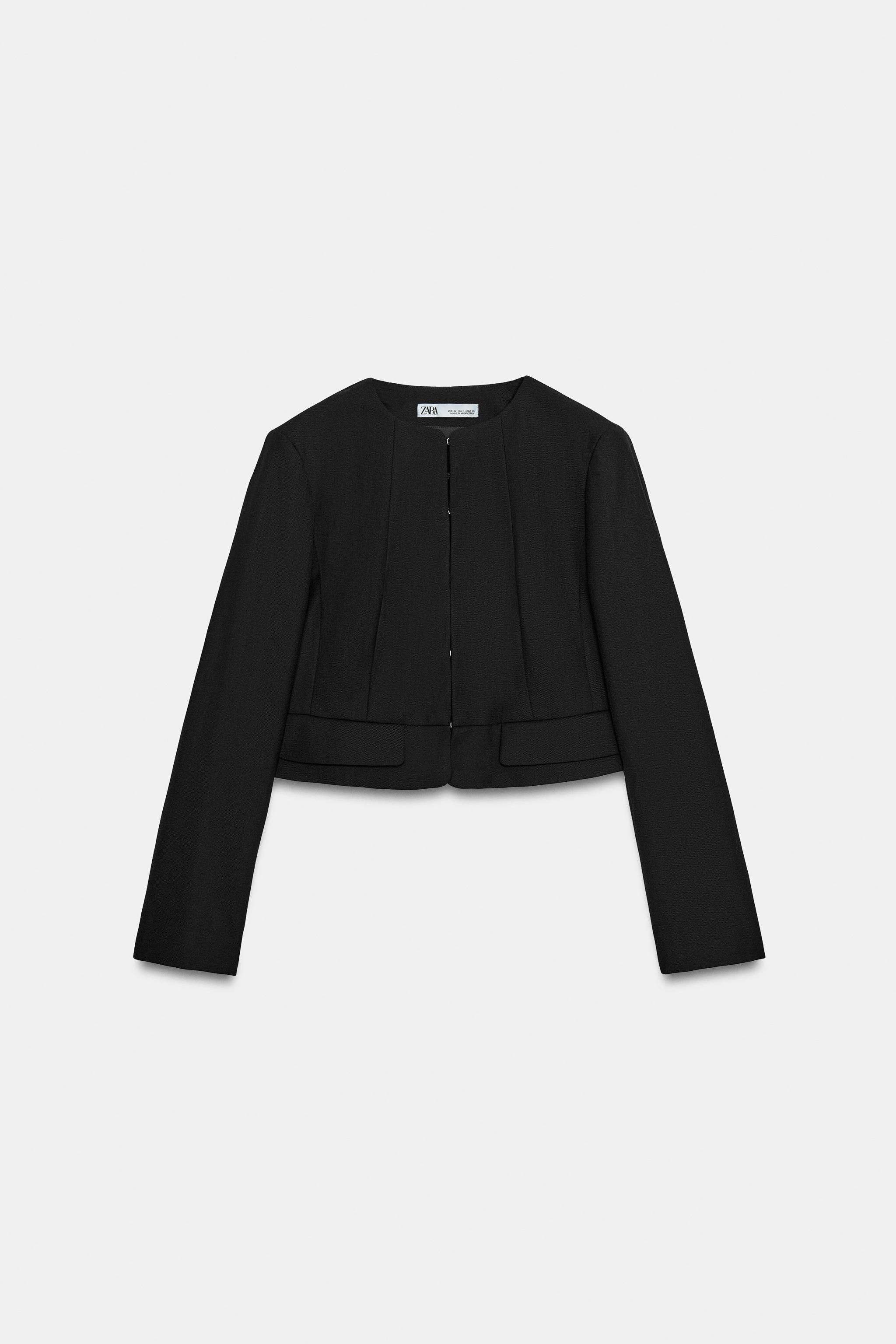 VESTE COURTE AVEC LAINE ZW COLLECTION