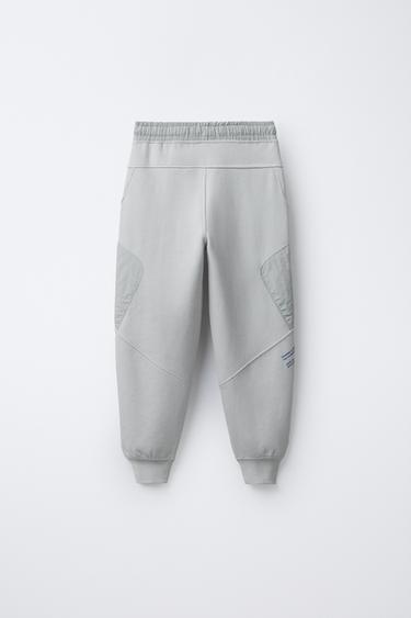 PANTALON DE JOGGING SPORTIF - Écru de Zara - Image 1