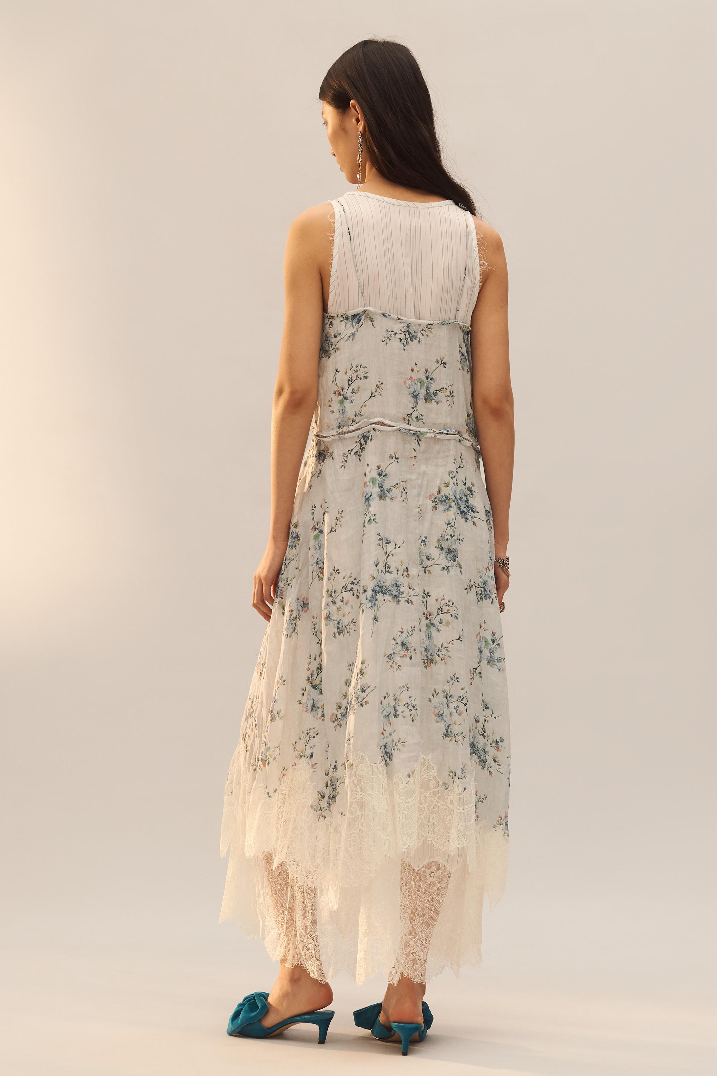 LIMITED EDITION RAMIE PRINTED DRESS