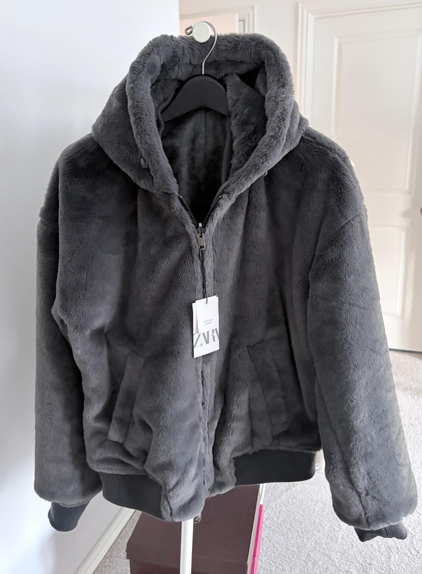 REVERSIBLE FAUX LEATHER BOMBER JACKET | SECOND HAND | Zara Preowned