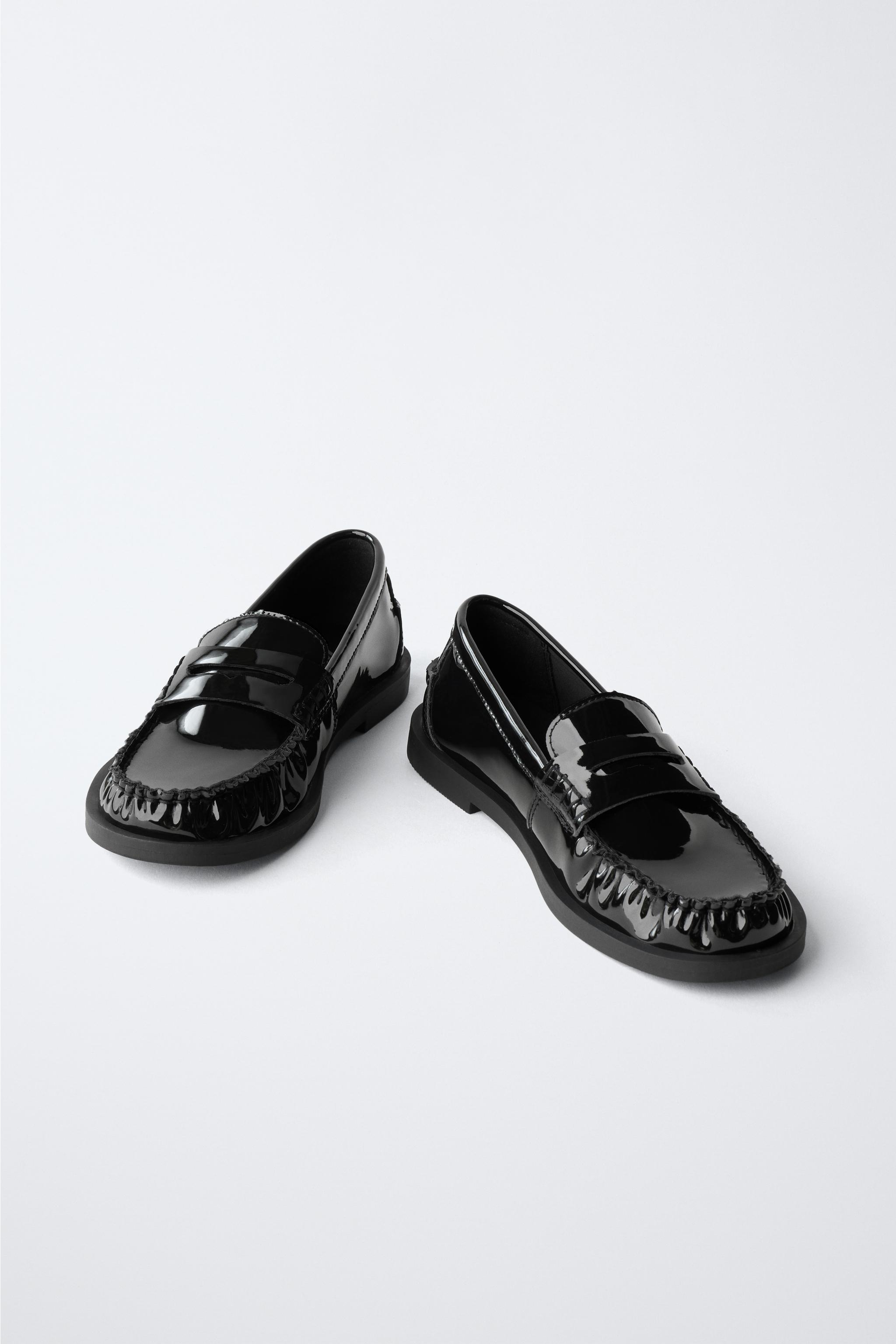 PATENT LEATHER LOAFERS