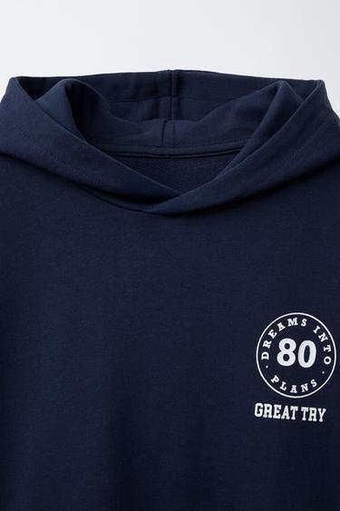 JOGGING HOODIE VEST - Navy blue by Zara - Image 2
