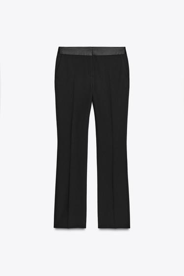 FLARE SUIT TROUSERS - Black by Zara