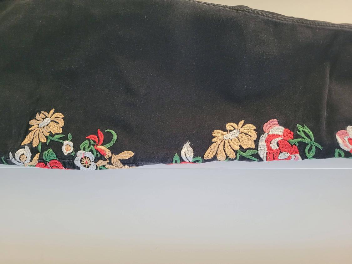 FLORAL FLARED JEANS - Image 3