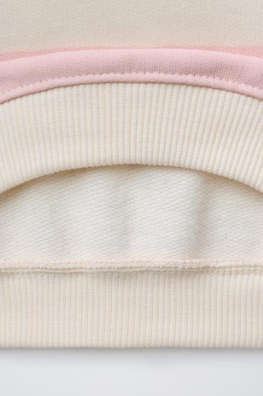 STRIPED BEAR SWEATSHIRT - Pink by Zara - Image 3