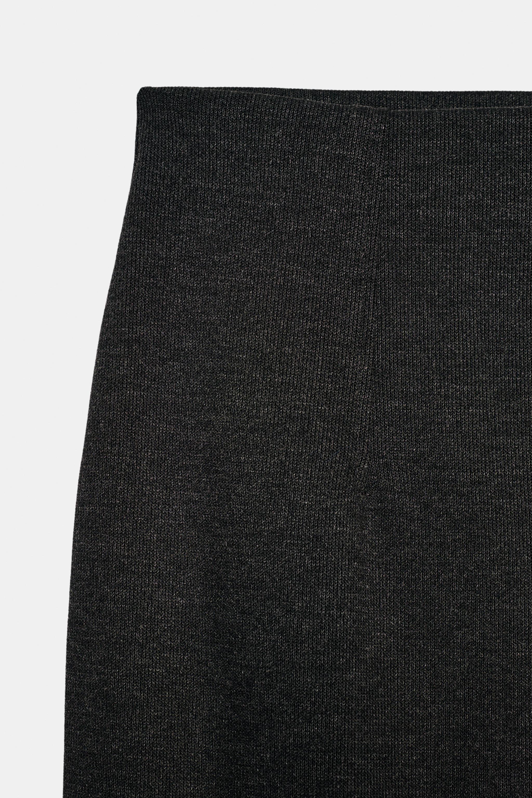 SOFT STRAIGHT MIDI SKIRT - thumbnail 3