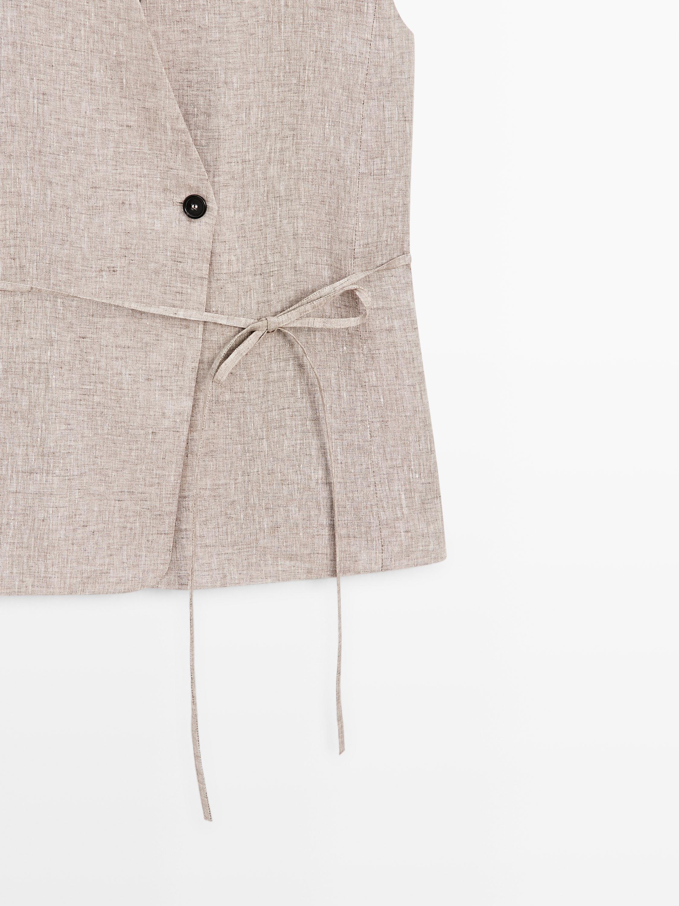 Gilet de costume croisé