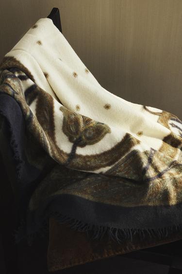 WOOL THROW - Ecru by Zara - Image 5