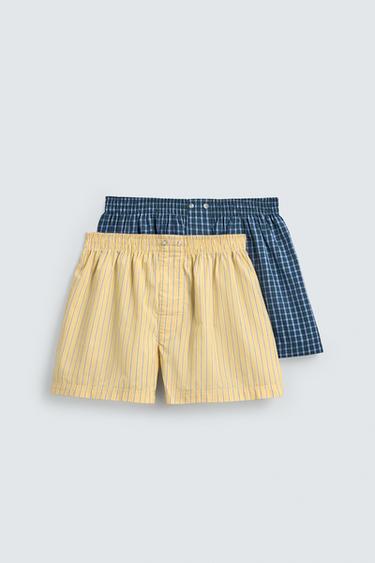 Zara COMBINED POPLIN BOXERS 2-PACK LIMITED EDITION - various