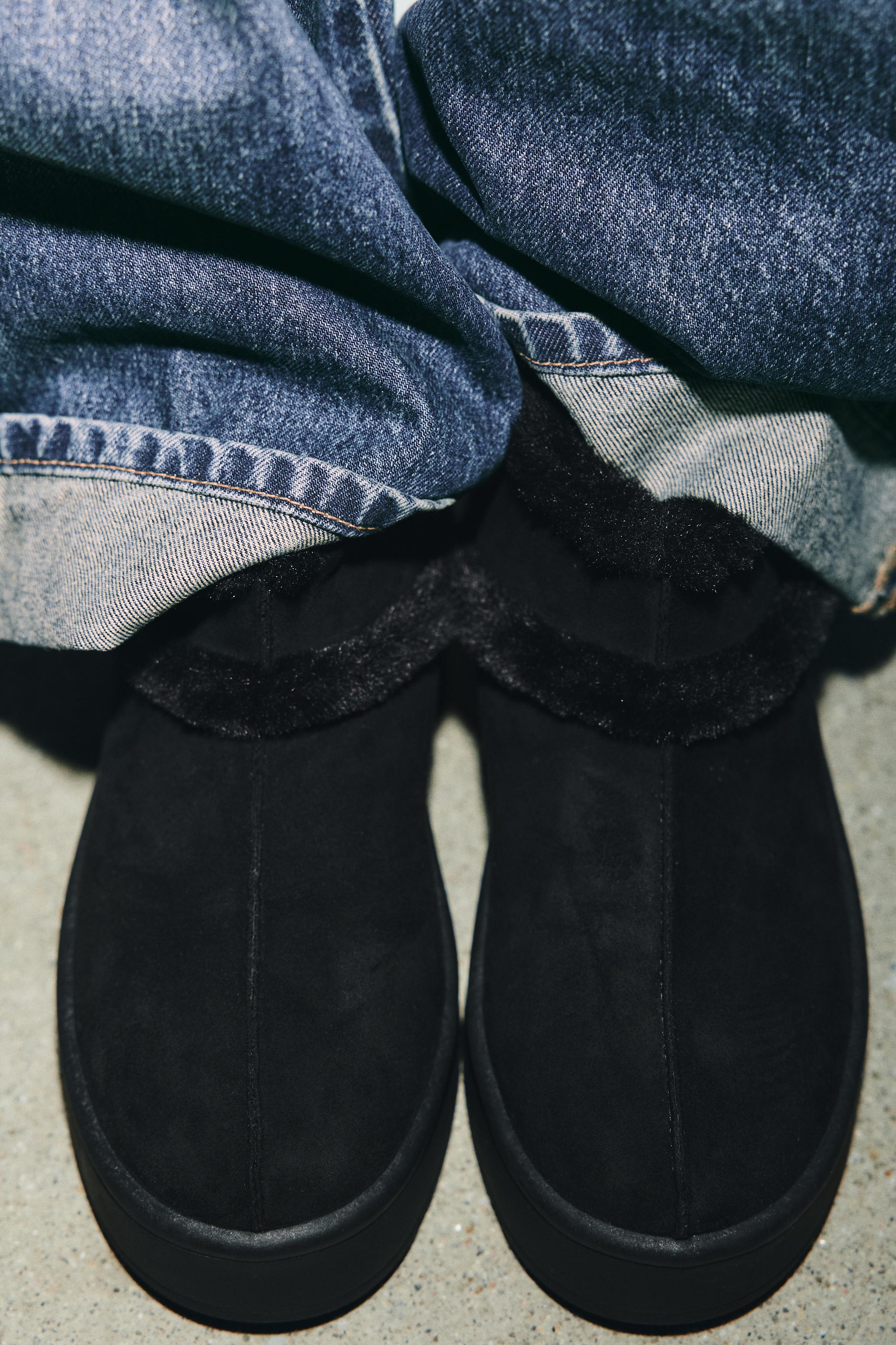 FAUX FUR SOFT ANKLE BOOTS