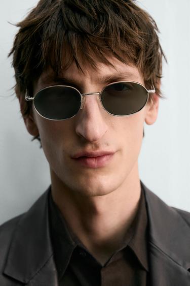 RELAXED FIT NAPPA LEATHER BLAZER - Brown by Zara - Image 4