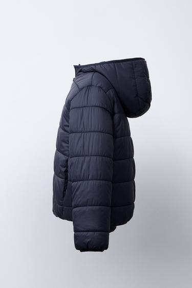 Zara ULTRALIGHT HOODED JACKET - Midnight blue