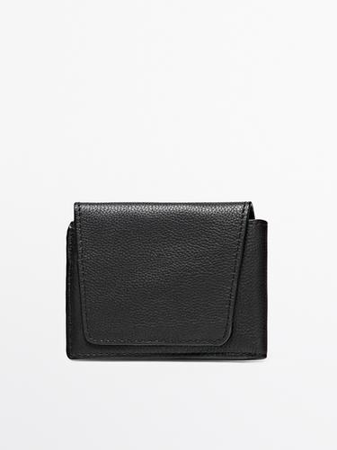 Zara Nappa leather wallet - Black