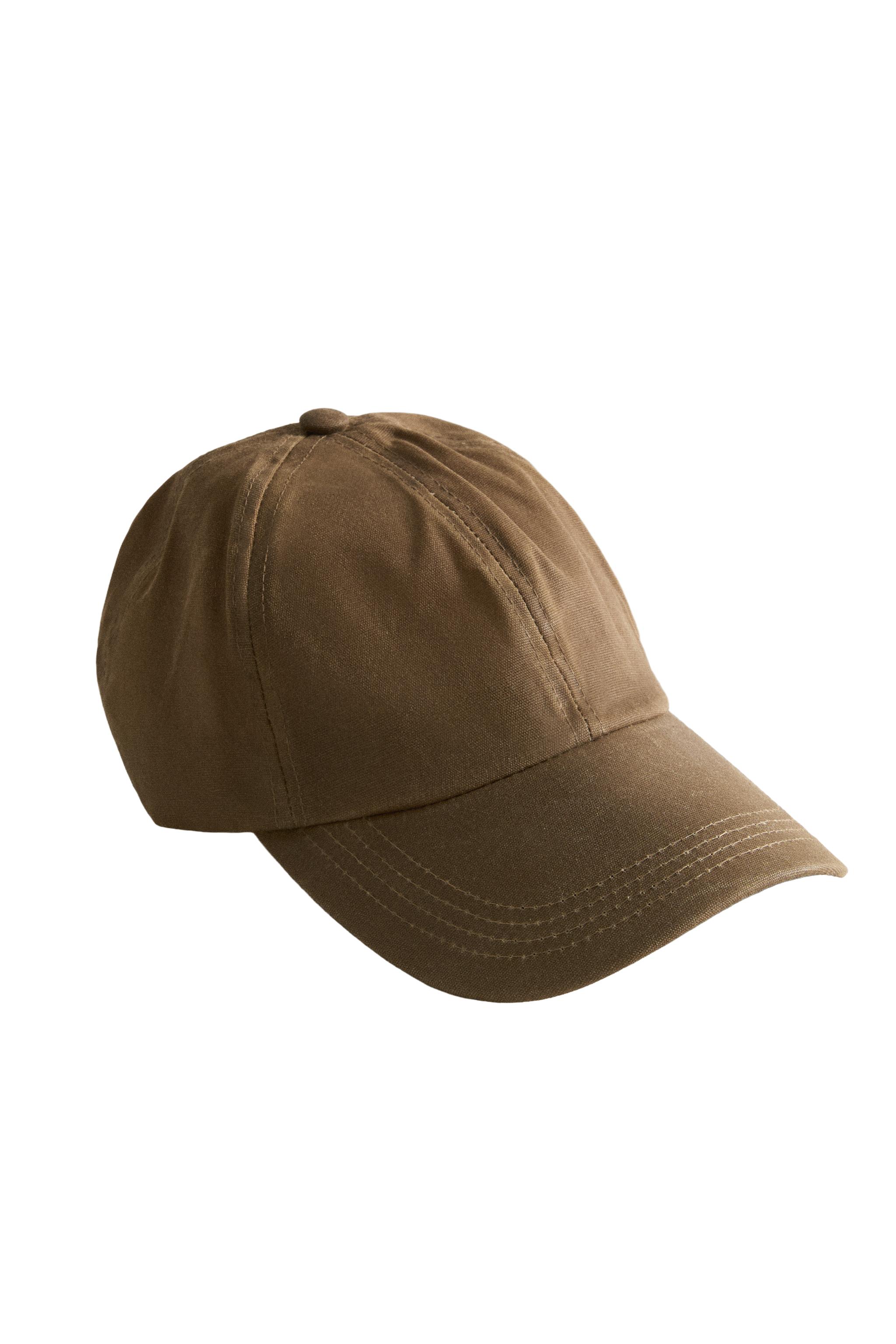 COTTON Ē CAP WAXED COTTON CAP - Greenish | ZARA Turkey