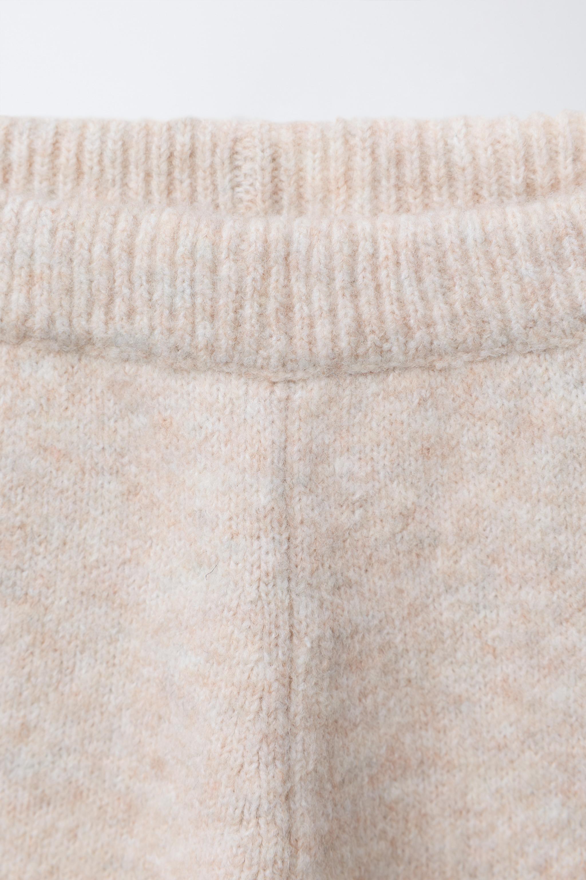 KNIT HEDGEHOG LABEL POCKET LEGGINGS