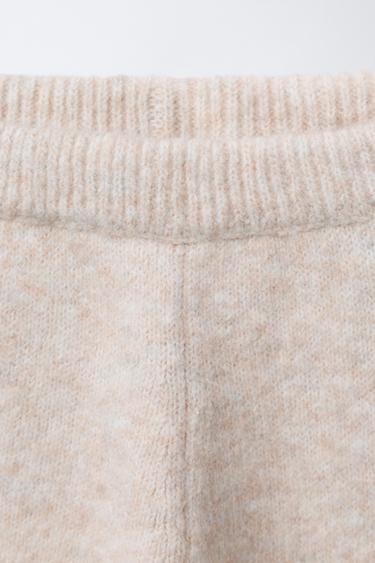 LEGGING EN MAILLE AVEC POCHE ÉTIQUETTE HÉRISSON - Beige clair de Zara - Image 2