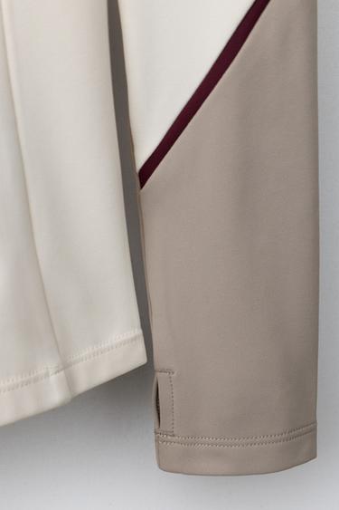 T-SHIRT THERMIQUE CONTRASTE SKI COLLECTION - Écru de Zara - Image 4