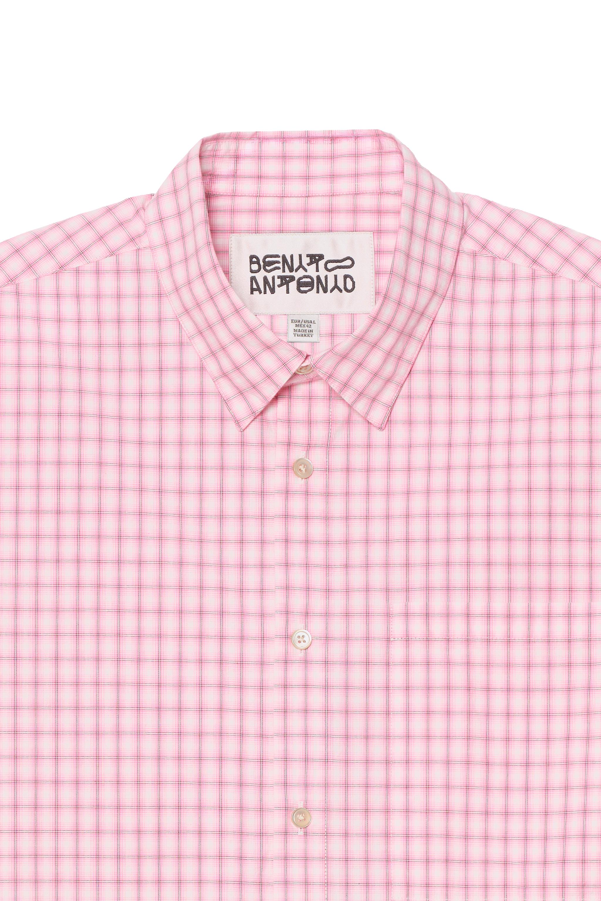 Мужские рубашки Zara PLAID BOXY FIT SHIRT — фото 5