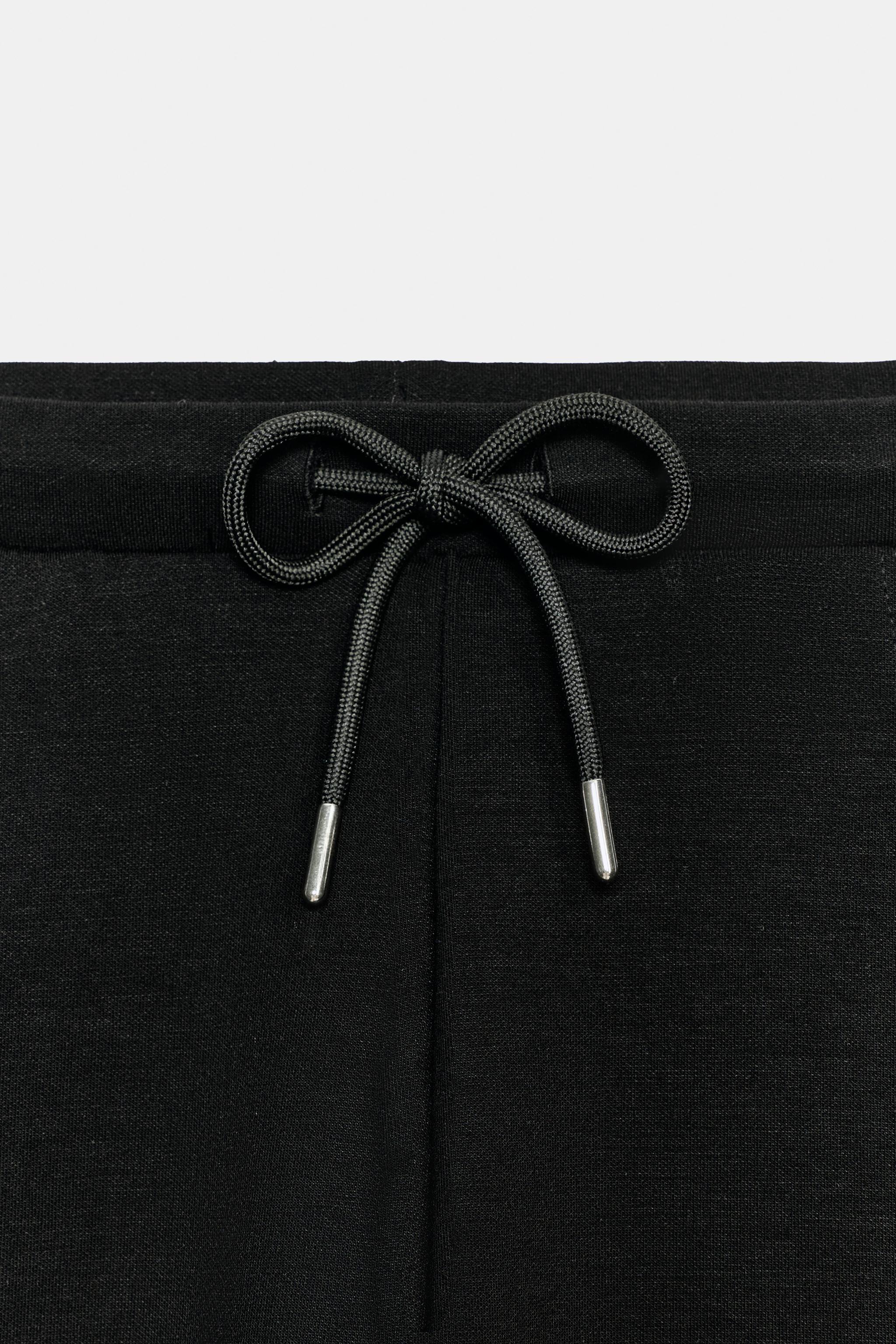 Женские брюки Zara INTERLOCK FLARED PANTS — фото 9